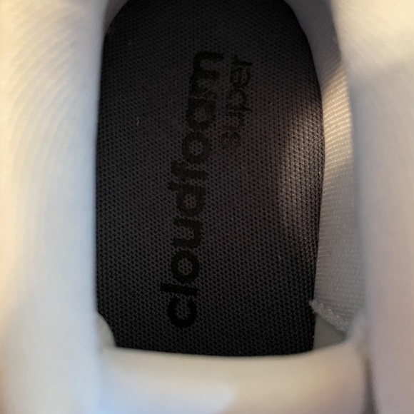 NWT Adidas White QT Racer 2.0 Cloudfoam Super-Size 7.5 - Picture 6 of 7